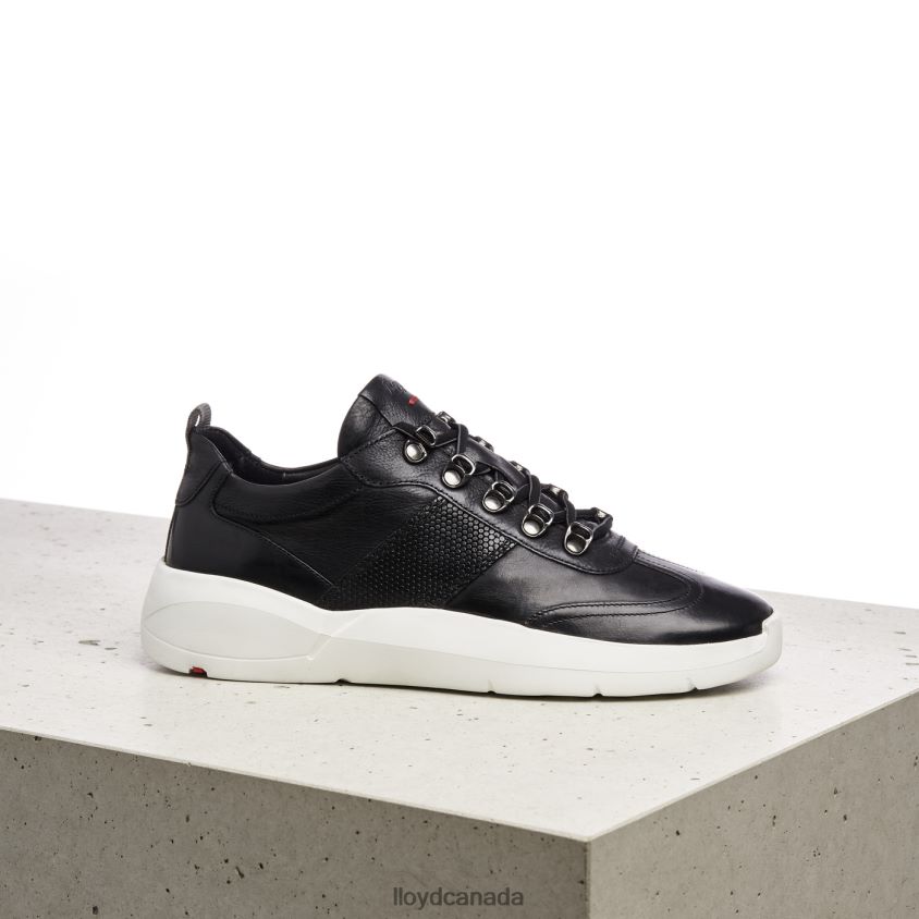 LEATHER SNEAKERS LLOYD Women black R084ZF834 Shoes