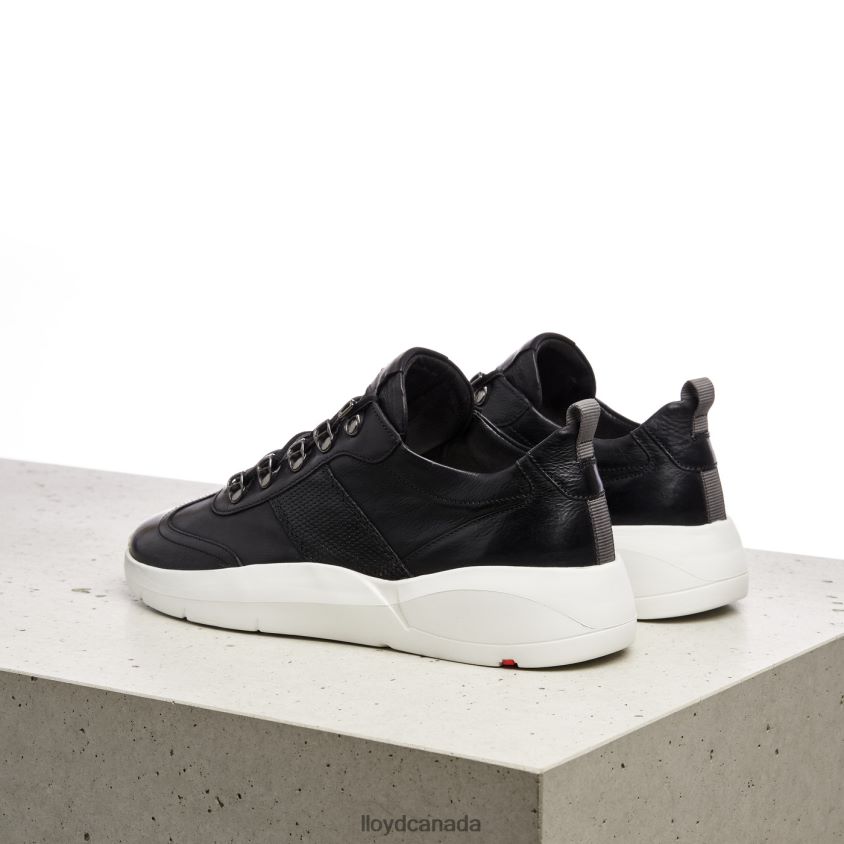LEATHER SNEAKERS LLOYD Women black R084ZF834 Shoes