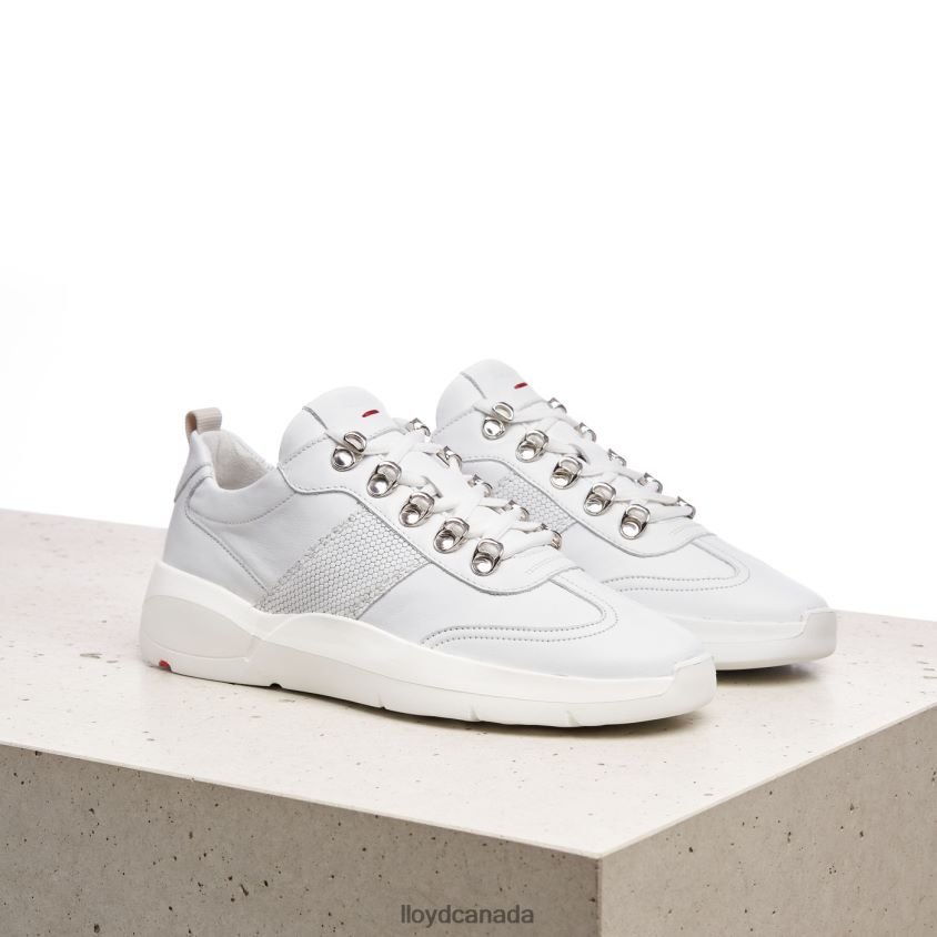 LEATHER SNEAKERS LLOYD Women white R084ZF790 Shoes