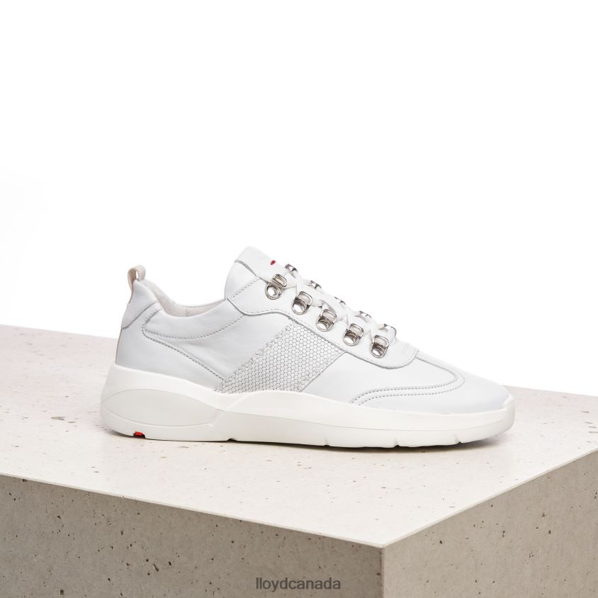 LEATHER SNEAKERS LLOYD Women white R084ZF790 Shoes
