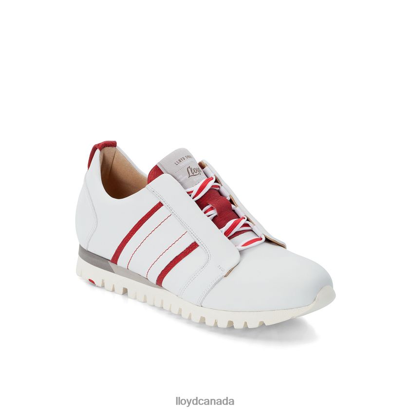 LEATHER SNEAKERS LLOYD Women white R084ZF847 Shoes