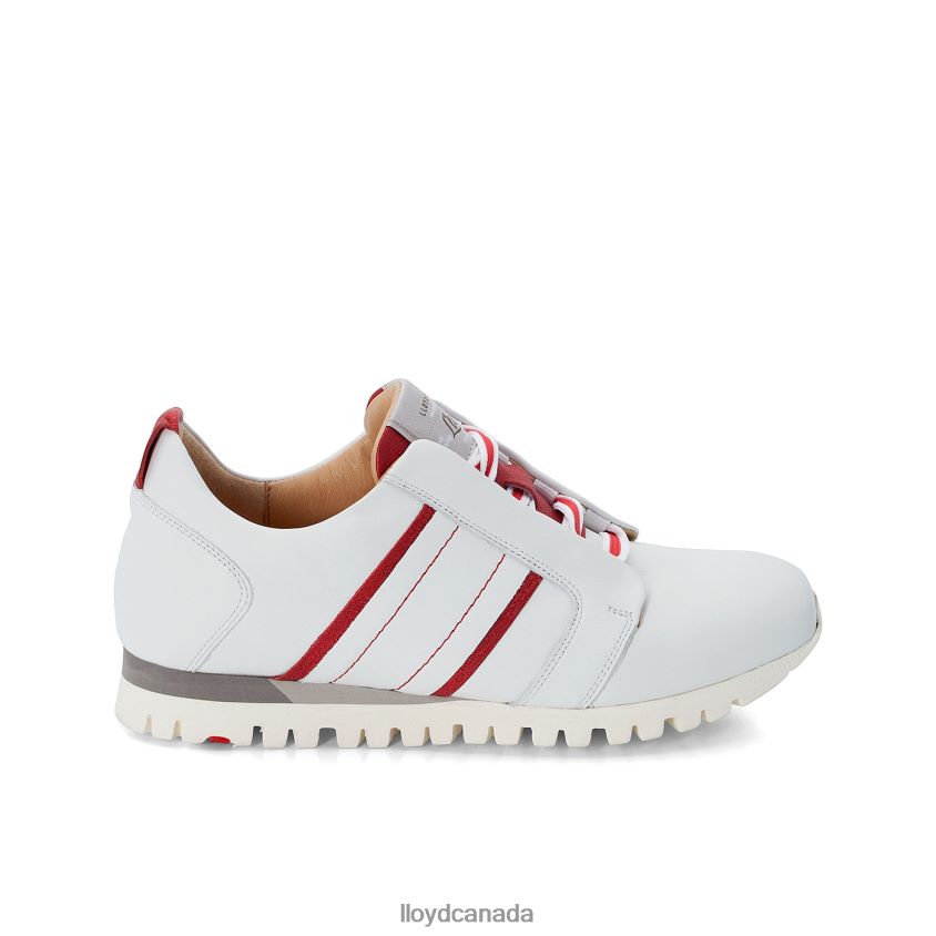 LEATHER SNEAKERS LLOYD Women white R084ZF847 Shoes