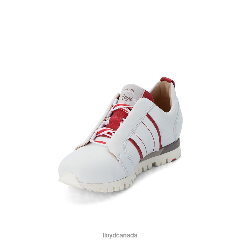 LEATHER SNEAKERS LLOYD Women white R084ZF847 Shoes
