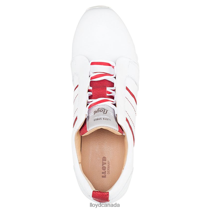 LEATHER SNEAKERS LLOYD Women white R084ZF847 Shoes