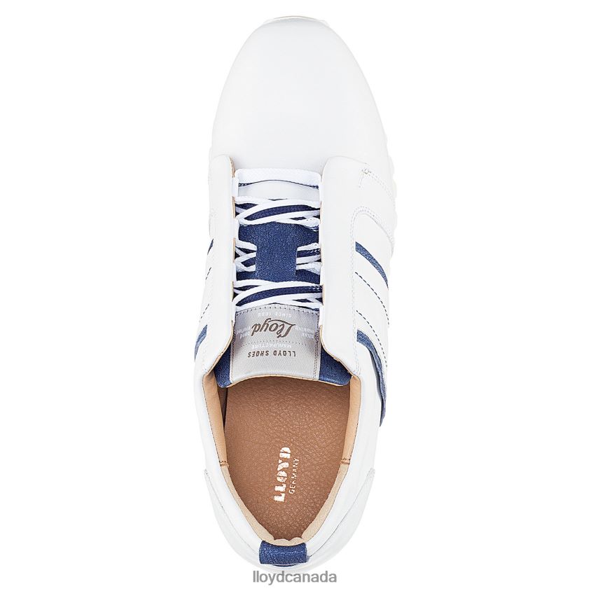 LEATHER SNEAKERS LLOYD Women white R084ZF850 Shoes