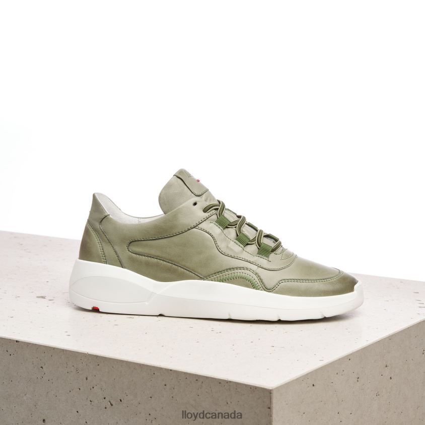 LOW TOP LEATHER SNEAKERS LLOYD Women green R084ZF830 Shoes