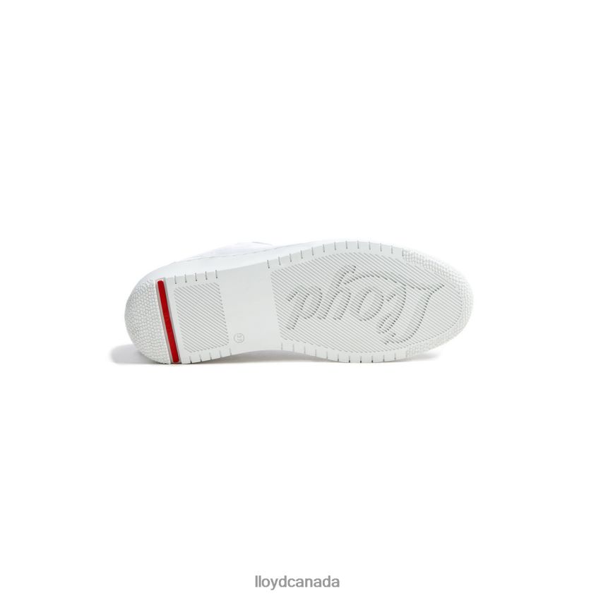 LOW TOP LEATHER SNEAKERS LLOYD Women white R084ZF765 Shoes