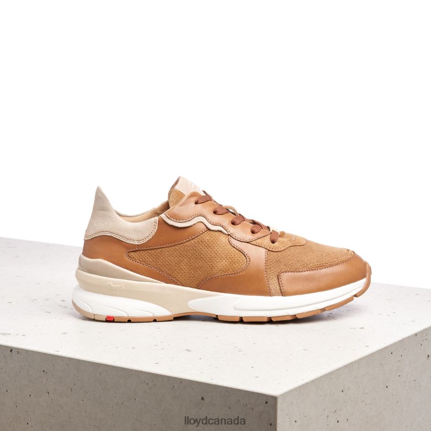 SHEEP LEATHER SNEAKERS LLOYD Women brown R084ZF804 Shoes