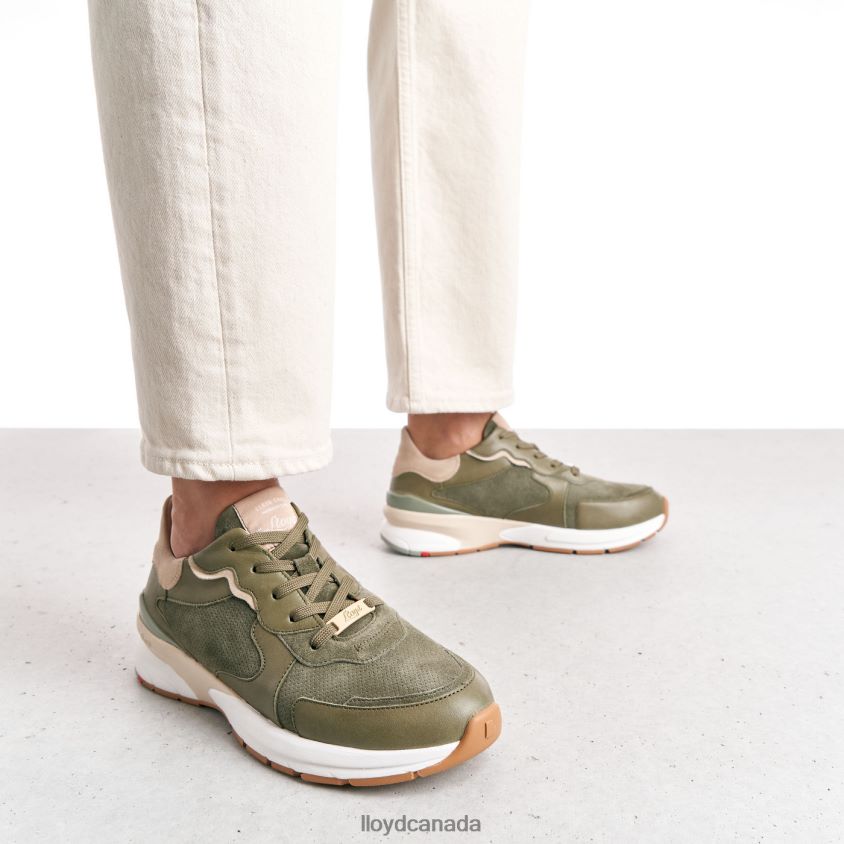 SHEEP LEATHER SNEAKERS LLOYD Women green R084ZF817 Shoes