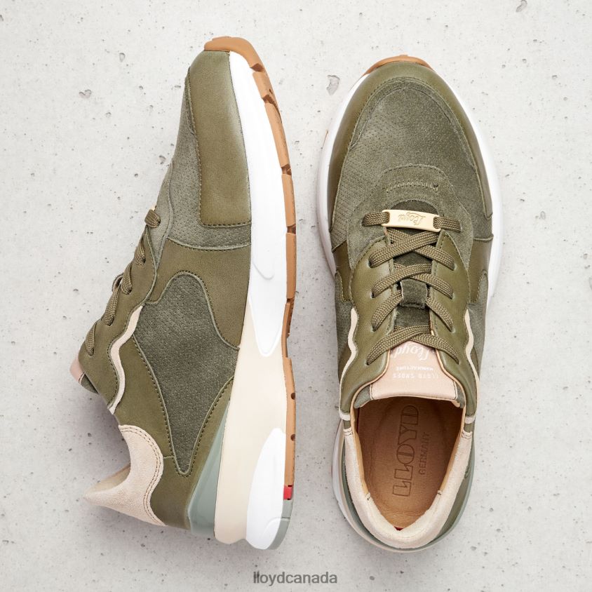 SHEEP LEATHER SNEAKERS LLOYD Women green R084ZF817 Shoes