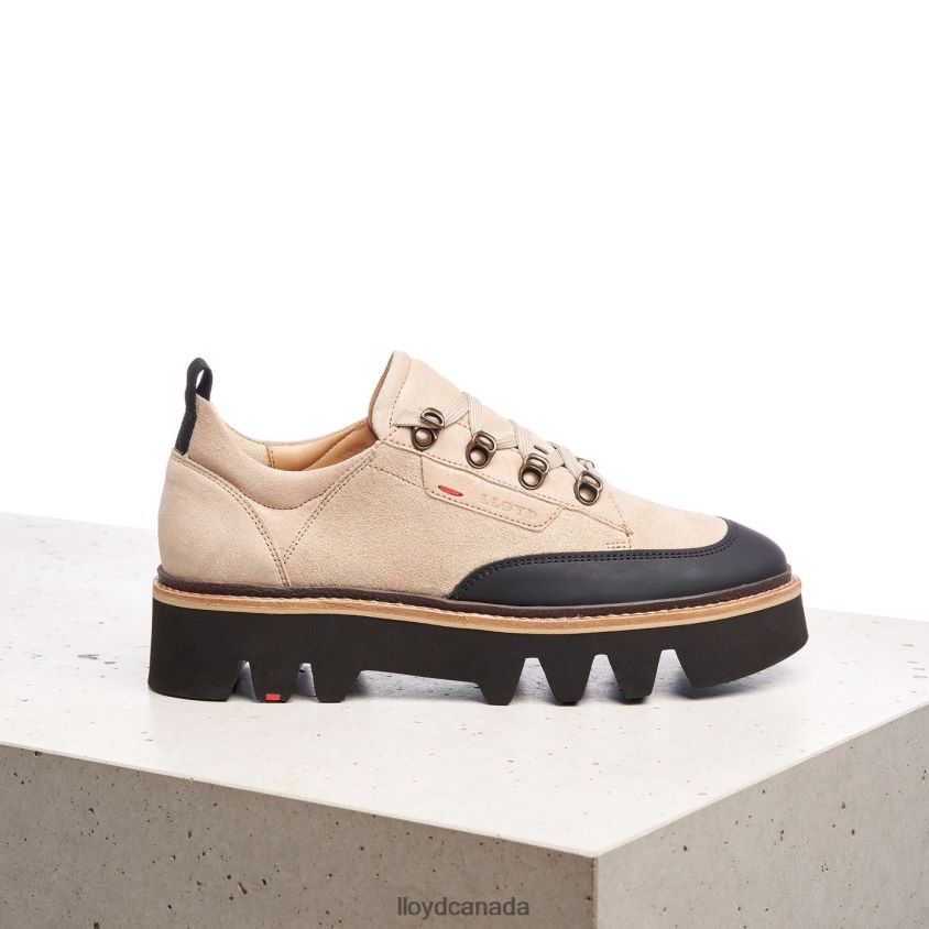 SMOOTH LEATHER SNEAKERS LLOYD Women beige R084ZF1177 Shoes
