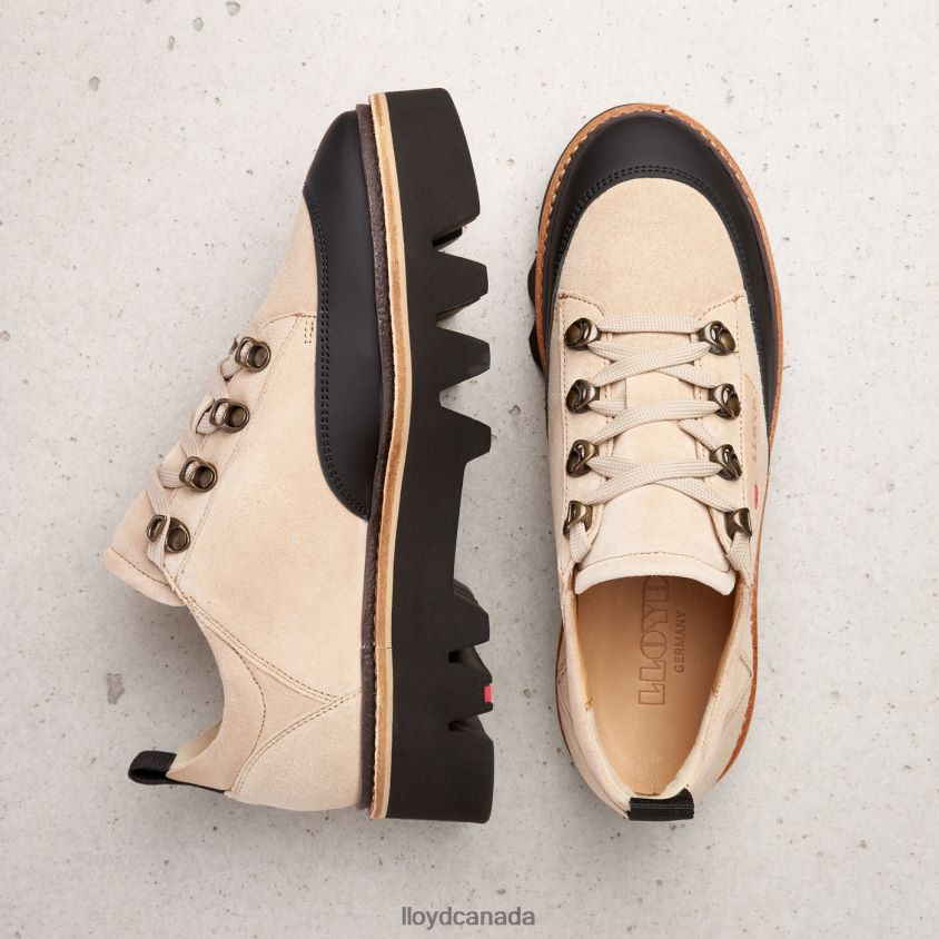 SMOOTH LEATHER SNEAKERS LLOYD Women beige R084ZF1177 Shoes