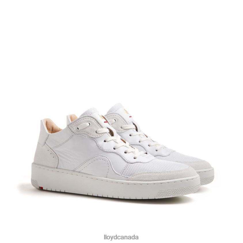 SMOOTH LEATHER SNEAKERS LLOYD Women white R084ZF756 Shoes