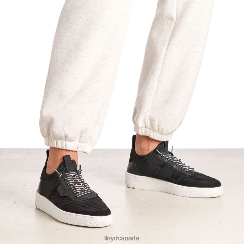 SMOOTH LEATHER SPOPTY SNEAKERS LLOYD Women black R084ZF822 Shoes
