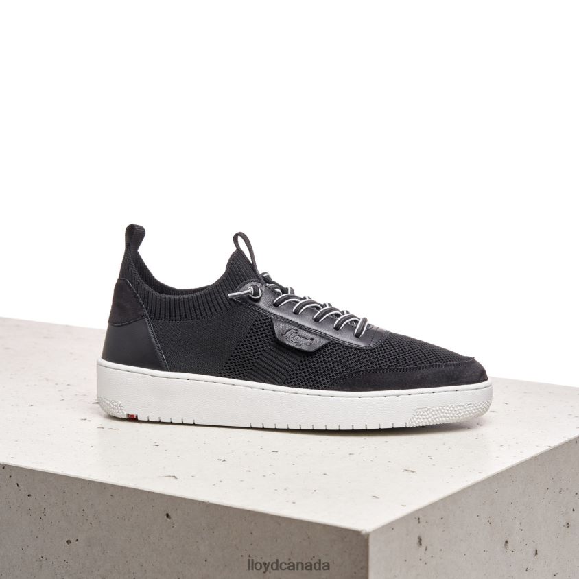 SMOOTH LEATHER SPOPTY SNEAKERS LLOYD Women black R084ZF822 Shoes
