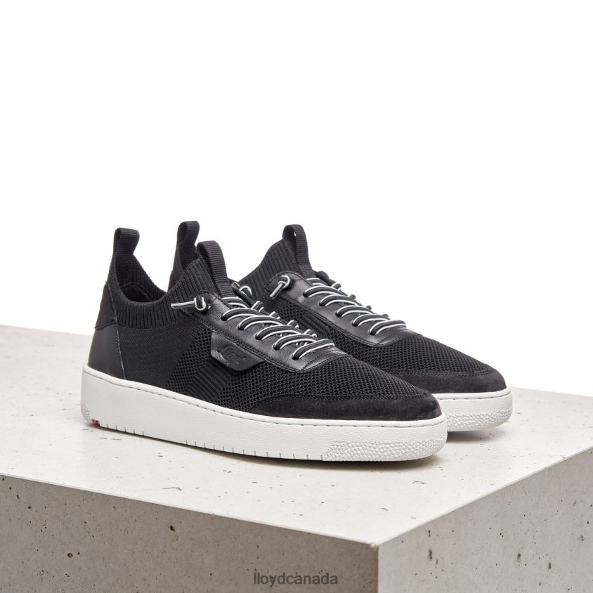 SMOOTH LEATHER SPOPTY SNEAKERS LLOYD Women black R084ZF822 Shoes